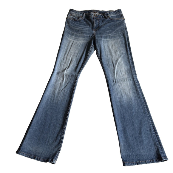 KUT from the Kloth Denim - Kut From The Kloth Blue Bootcut Mid Rise Jeans 12